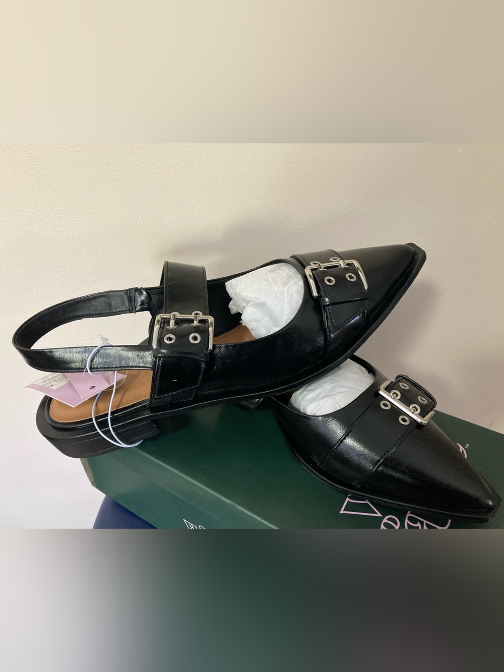 Wild Fable Black Peyton Buckle Flats - Picture 3 of 6